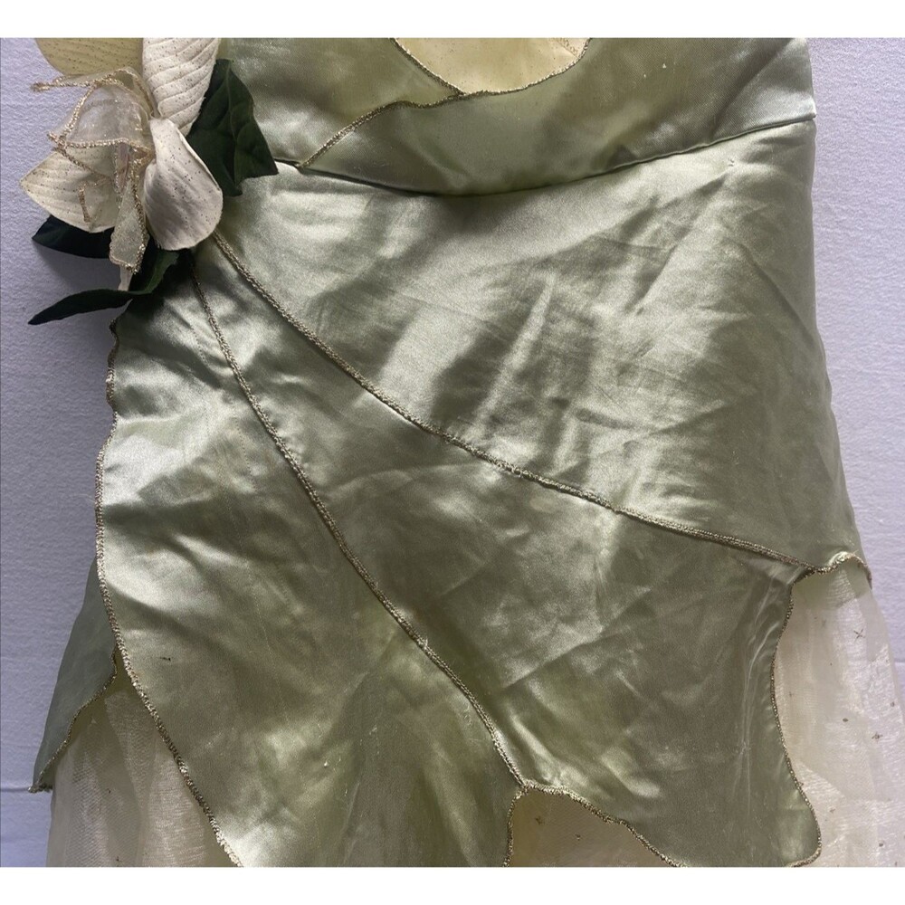 Disney Store Princess Tiana Halloween Costume Dress Girl Small 5-6 Costumes EUC - Picture 4 of 14